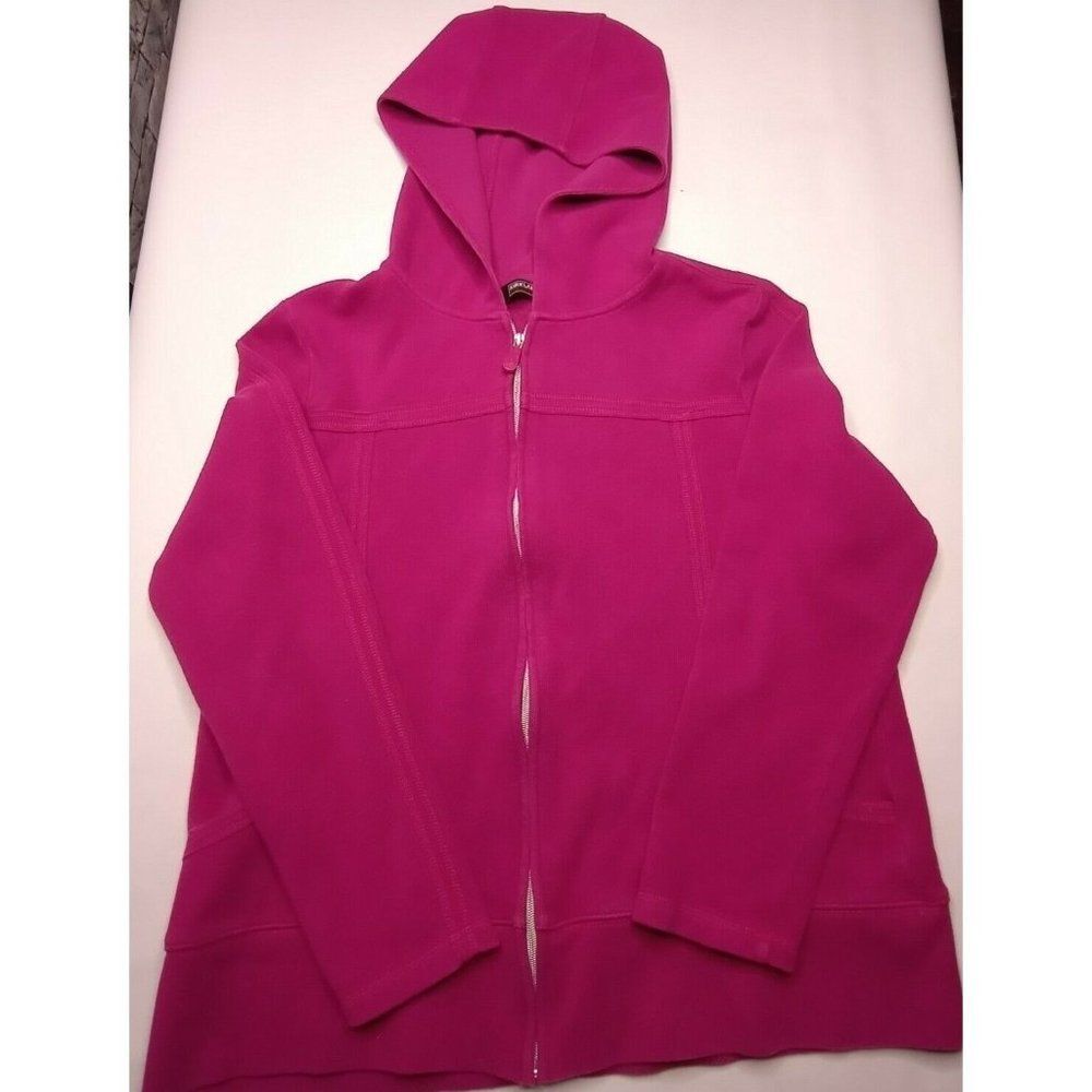 Kirkland Signature Women's Dark Pink Zip Up Hoodie Size XXL